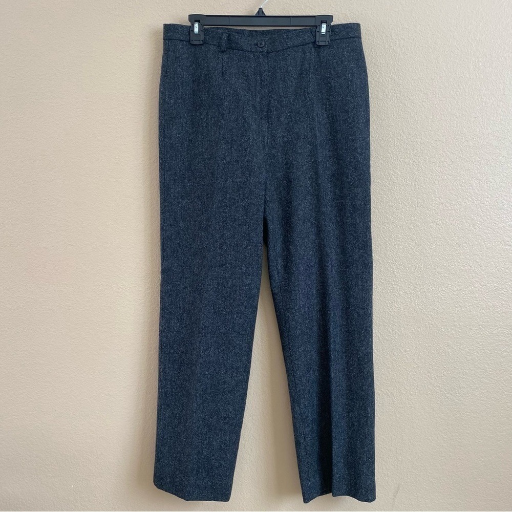 Ralph Lauren Size 12 Pure Wool Pleated Trouser Dress Pant Office Work Career